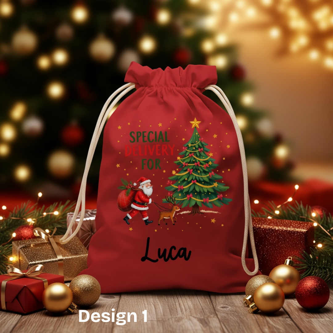 Red Santa Sack