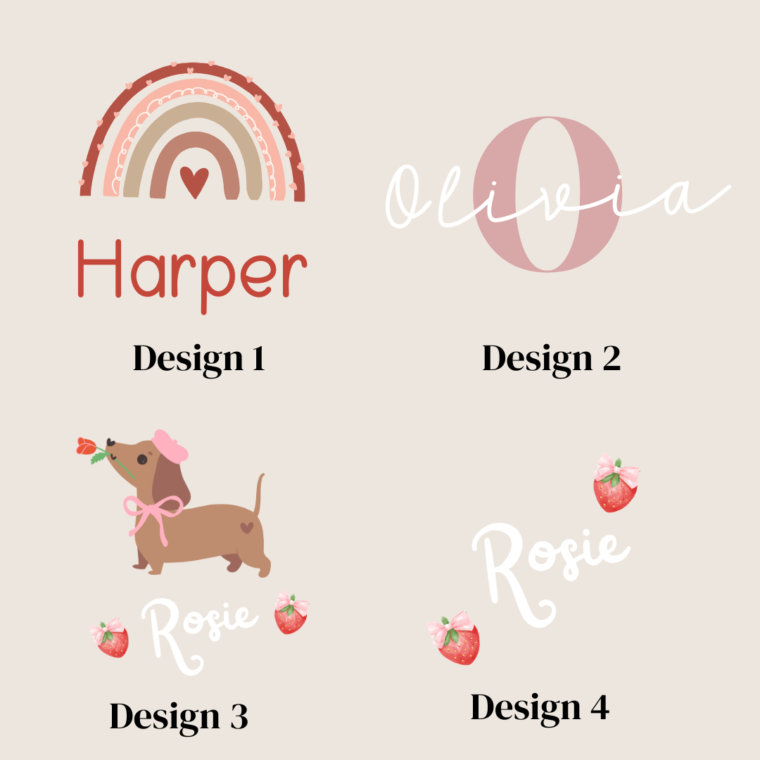 Personalised Mini Backpack β Custom Name & Design | Toddler & Kids Backpack | Nursery, School, Day Out Bag, 9 Colours