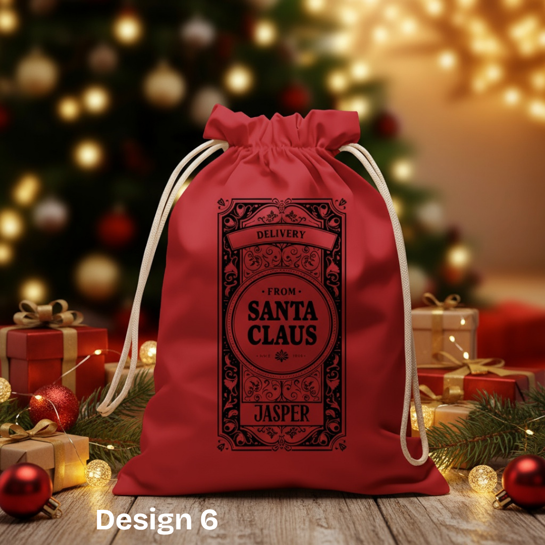 Red Santa Sack