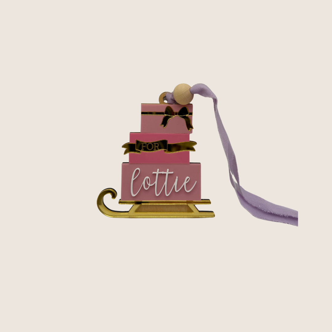 Christmas Sleigh Ornament