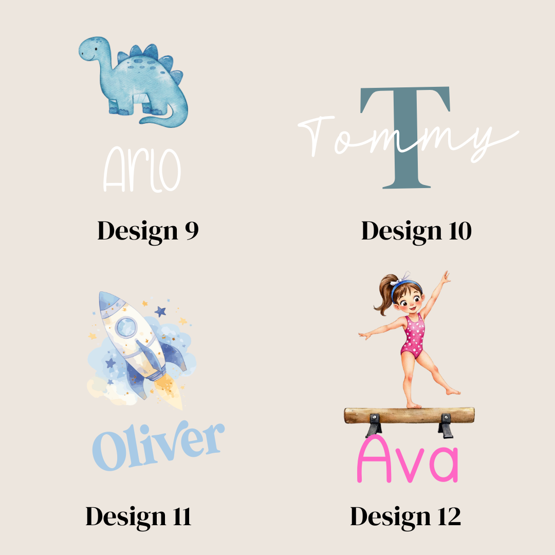 Personalised Mini Backpack β Custom Name & Design | Toddler & Kids Backpack | Nursery, School, Day Out Bag, 9 Colours