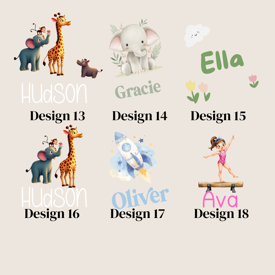 Personalised Backpack β Custom Name & Design | Toddler & Kids Backpack | Nursery, School, Day Out Bag, 5 Colours