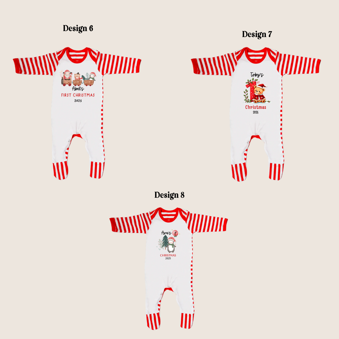 Red Striped Christmas Pyjamas