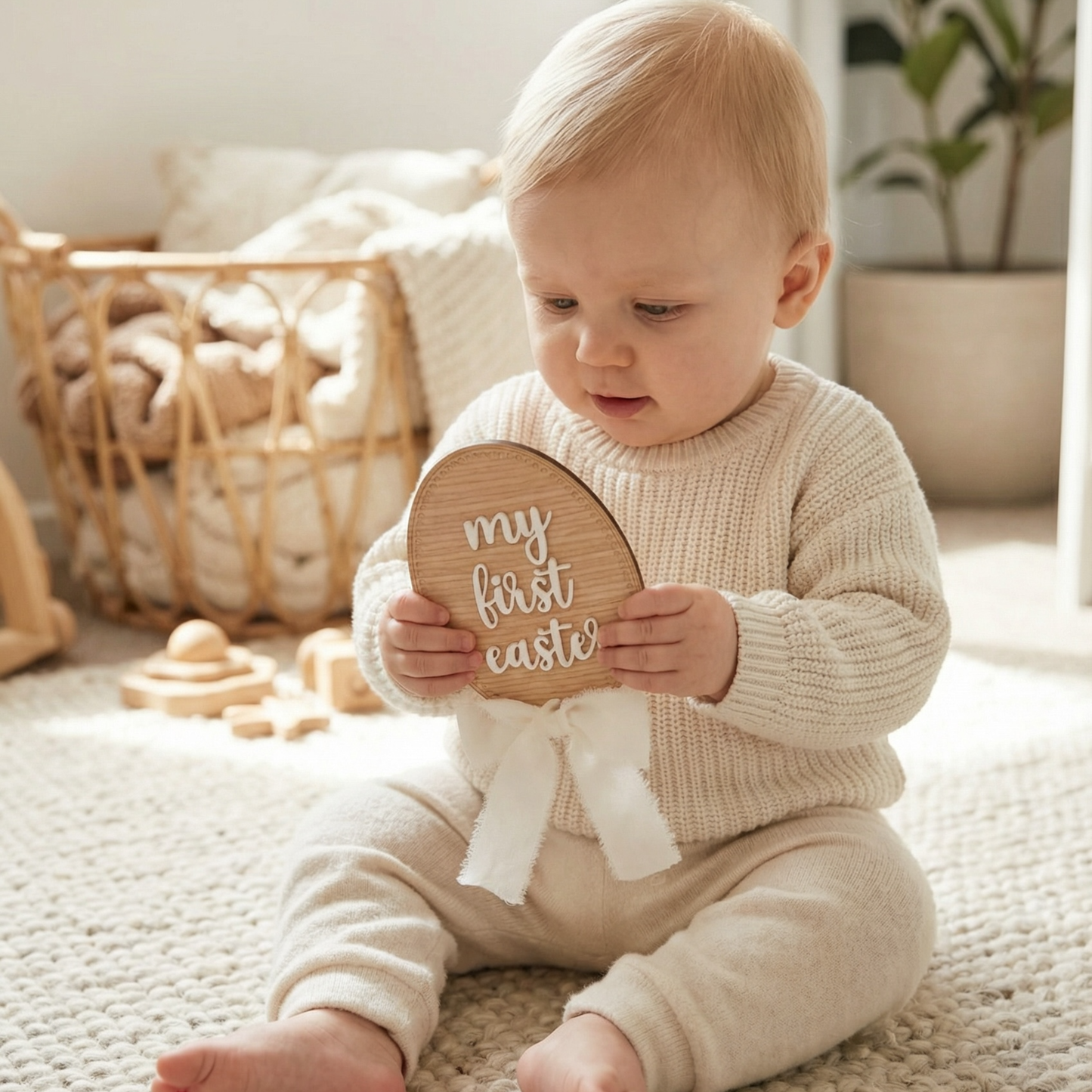 Personalised My First Easter Plaque – Baby’s First Easter Keepsake