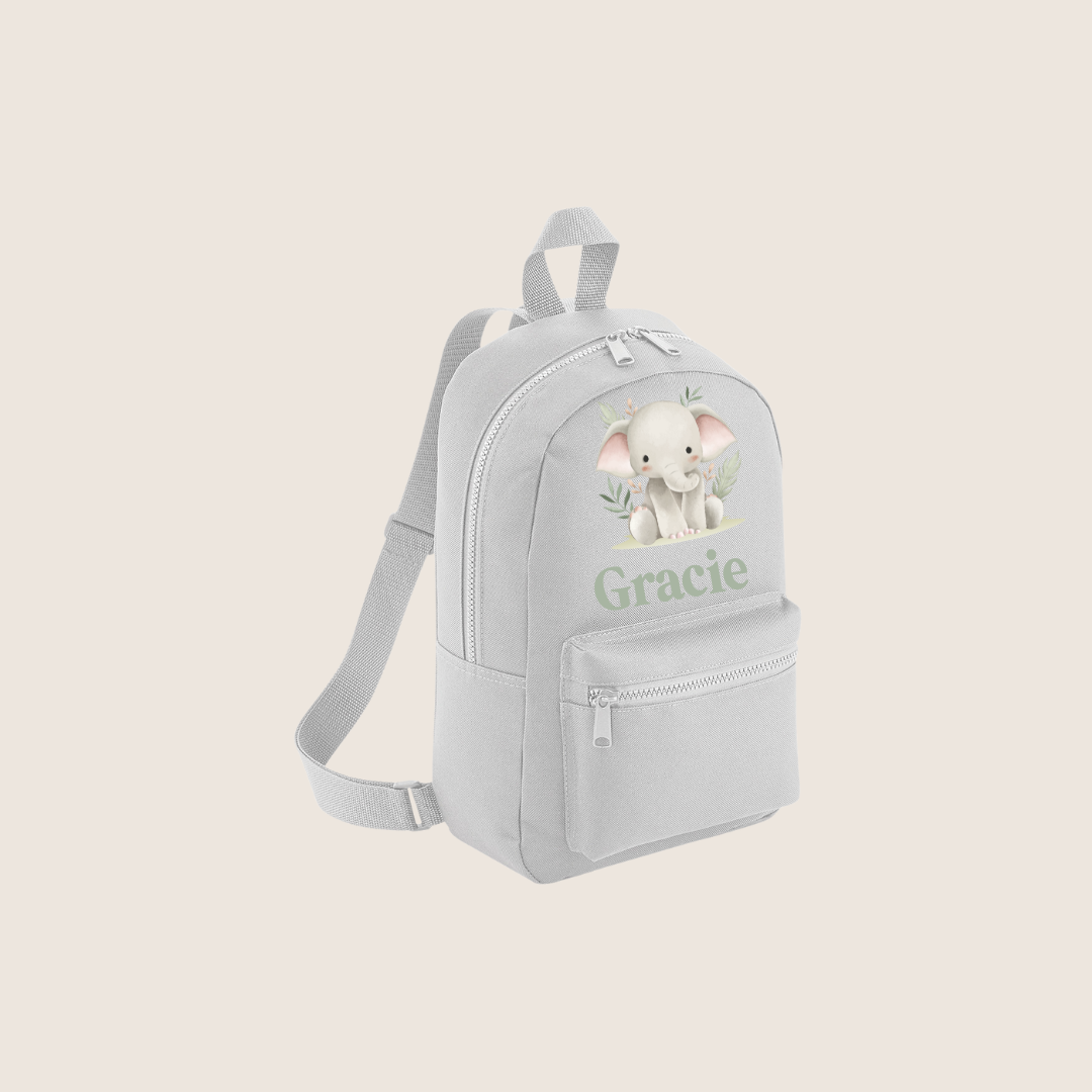 Personalised Mini Backpack β Custom Name & Design | Toddler & Kids Backpack | Nursery, School, Day Out Bag, 9 Colours