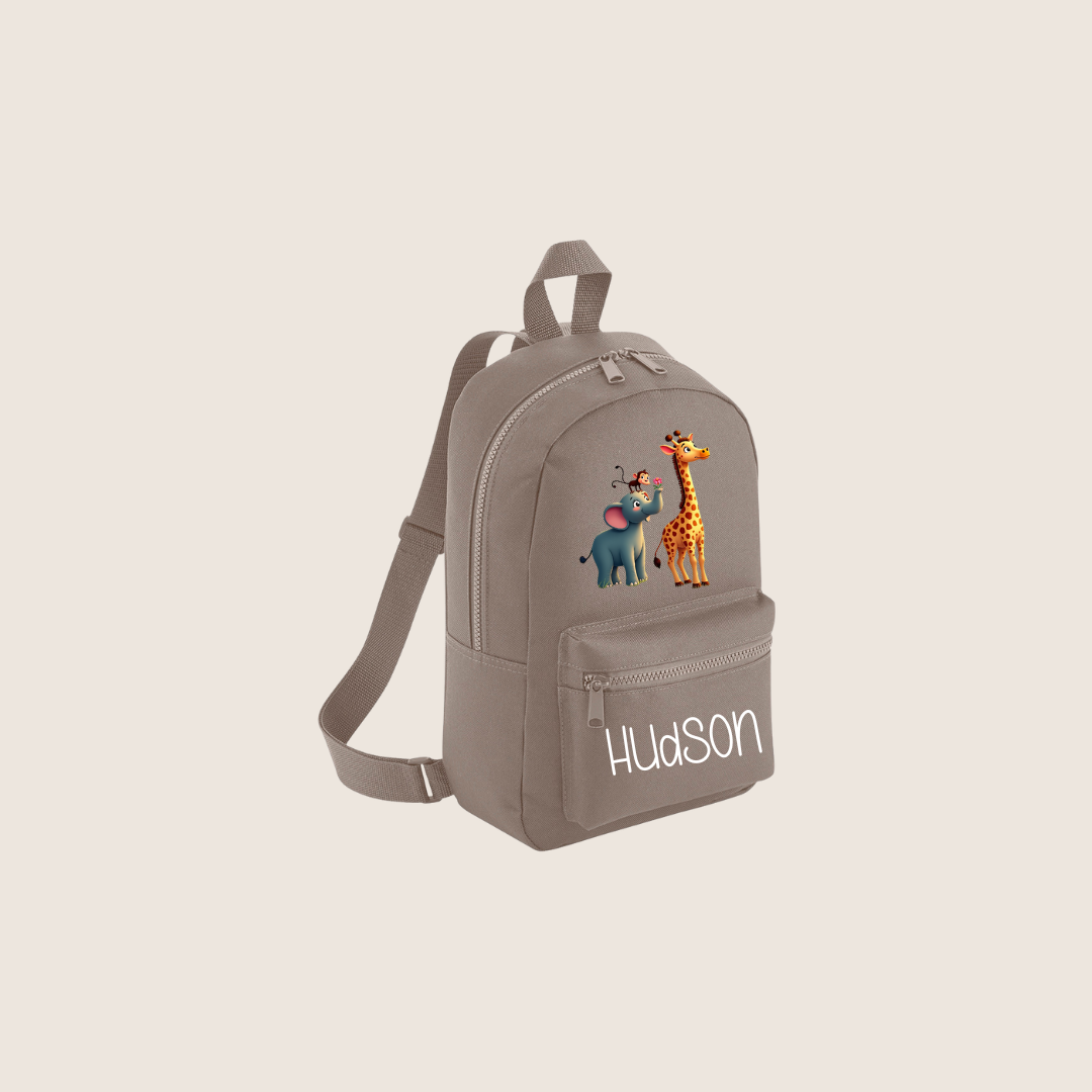 Personalised Mini Backpack β Custom Name & Design | Toddler & Kids Backpack | Nursery, School, Day Out Bag, 9 Colours