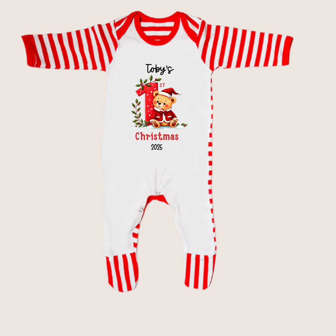 Red Striped Christmas Pyjamas