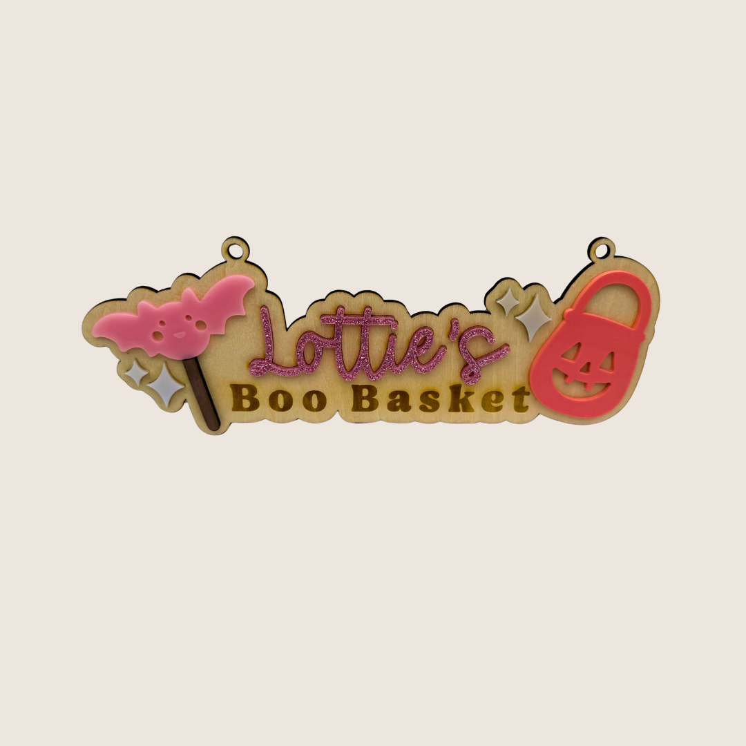 Halloween Boo Basket Tag