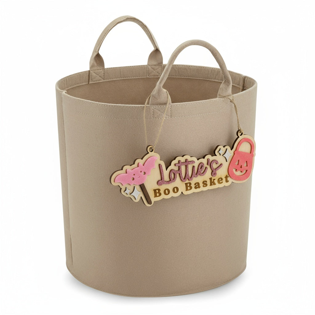 Halloween Boo Basket Tag
