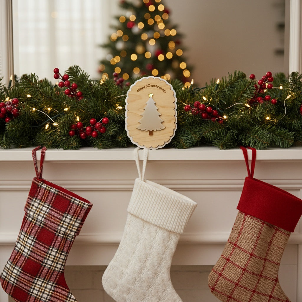 ...Sleeps Till Santa Comes Sign