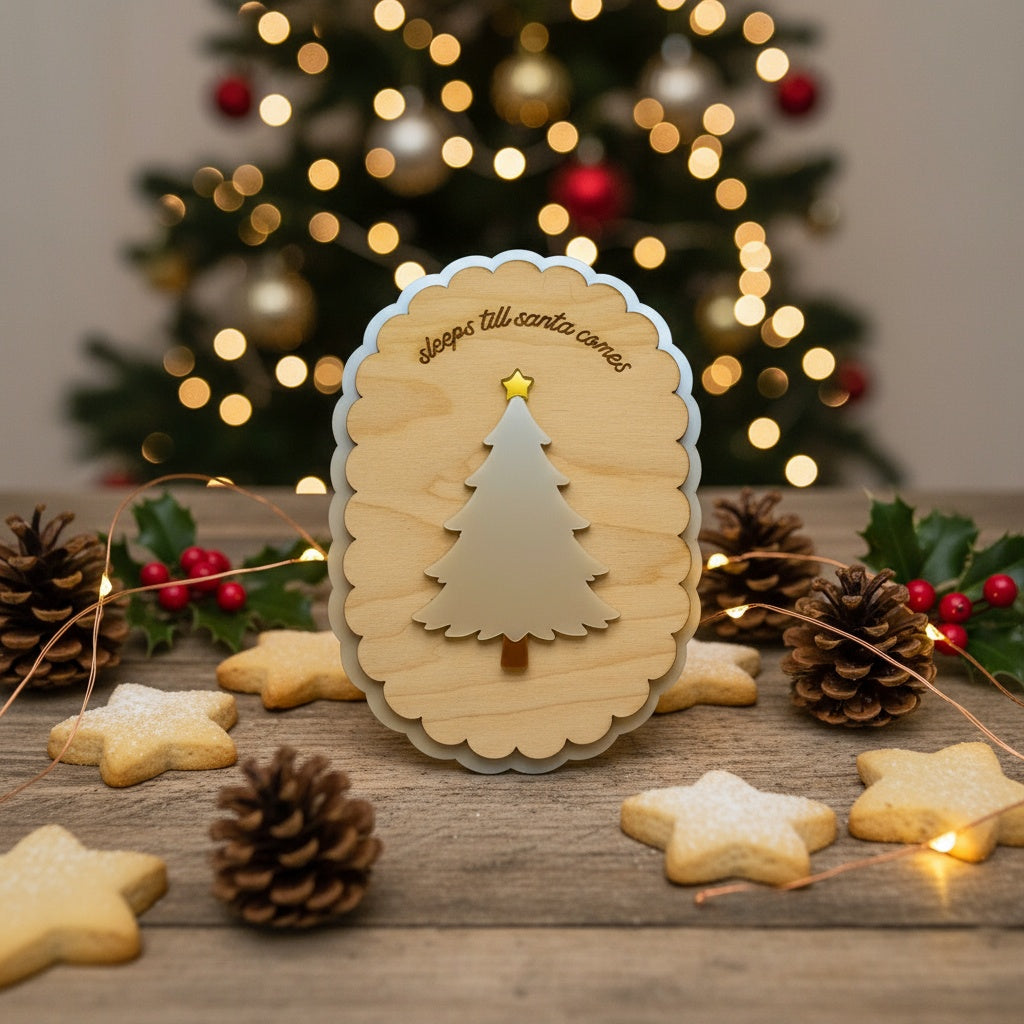 ...Sleeps Till Santa Comes Sign