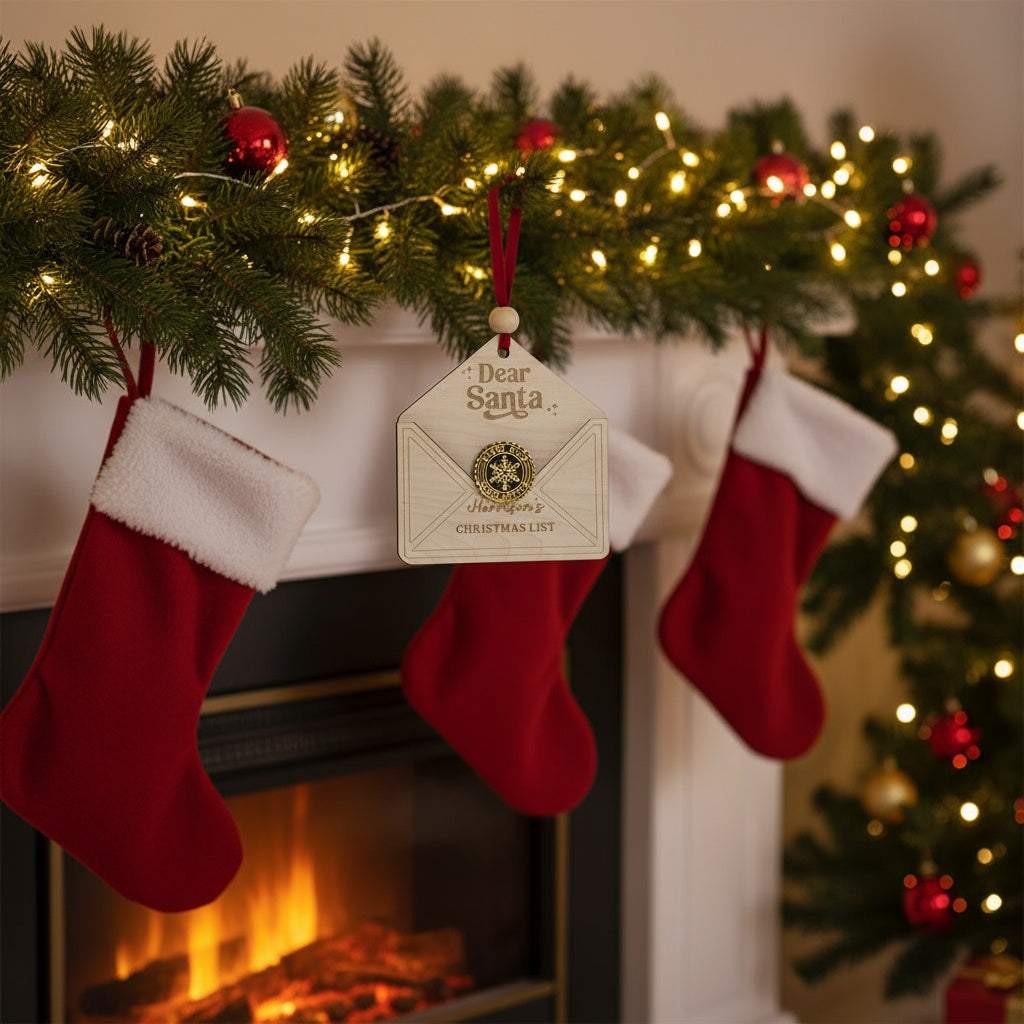 Dear Santa Christmas Envelope Holder
