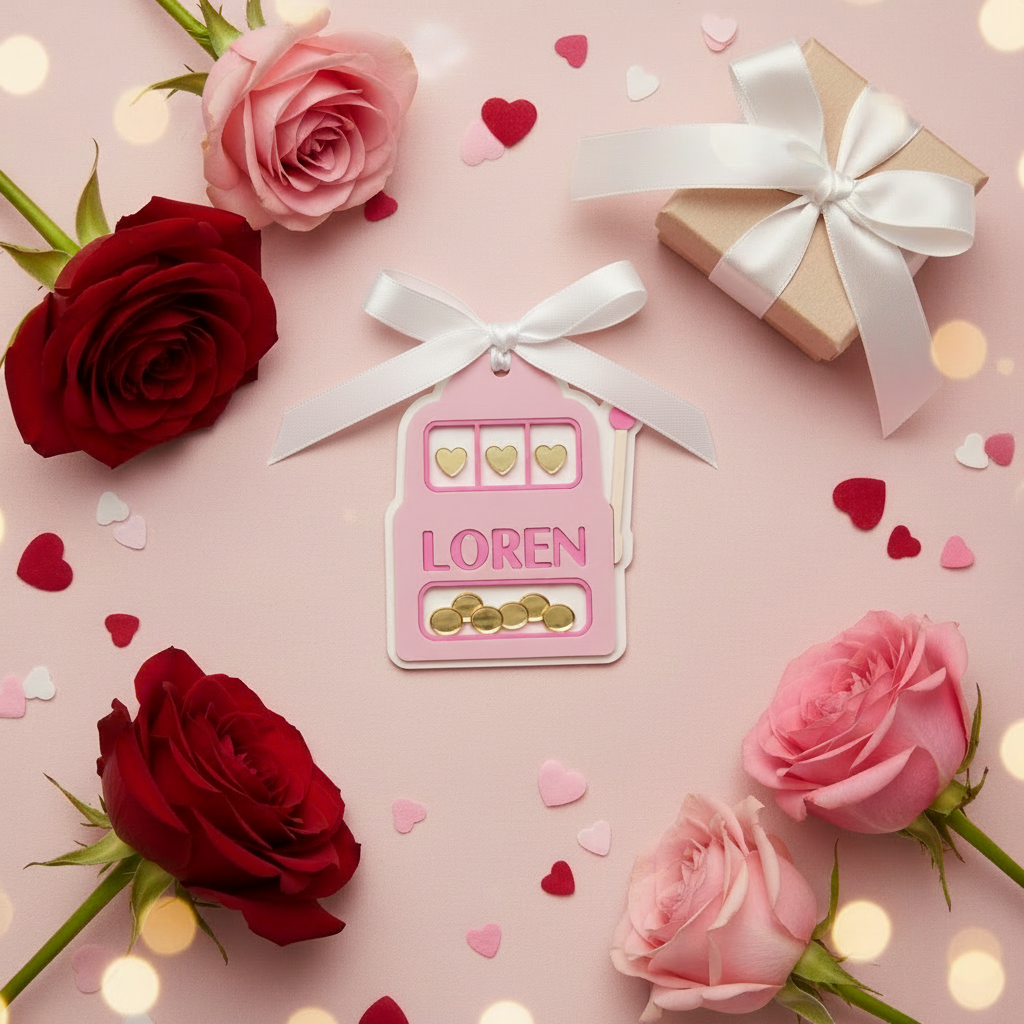 Valentine Slot Machine Tag