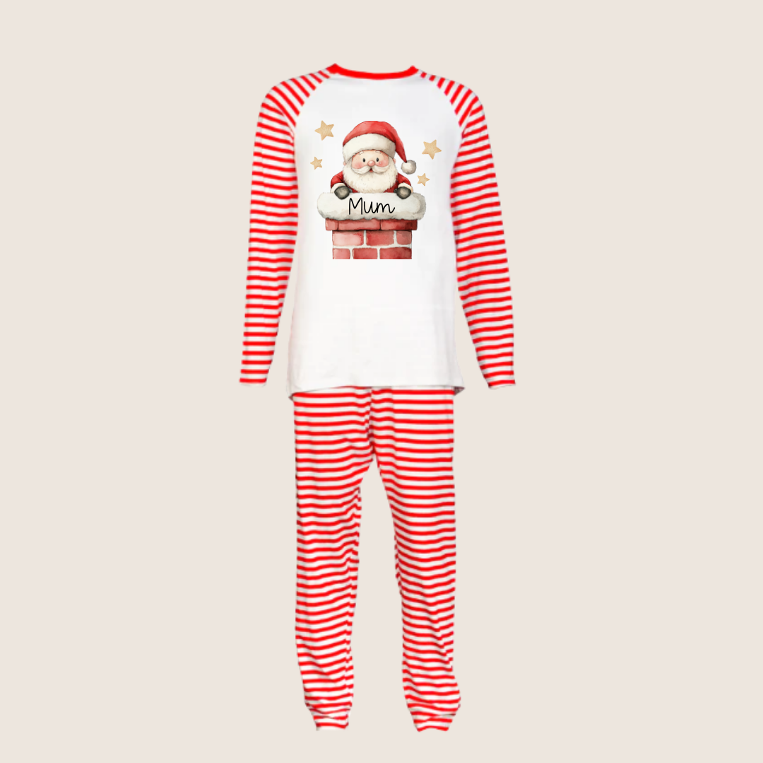 Red Striped Christmas Pyjamas