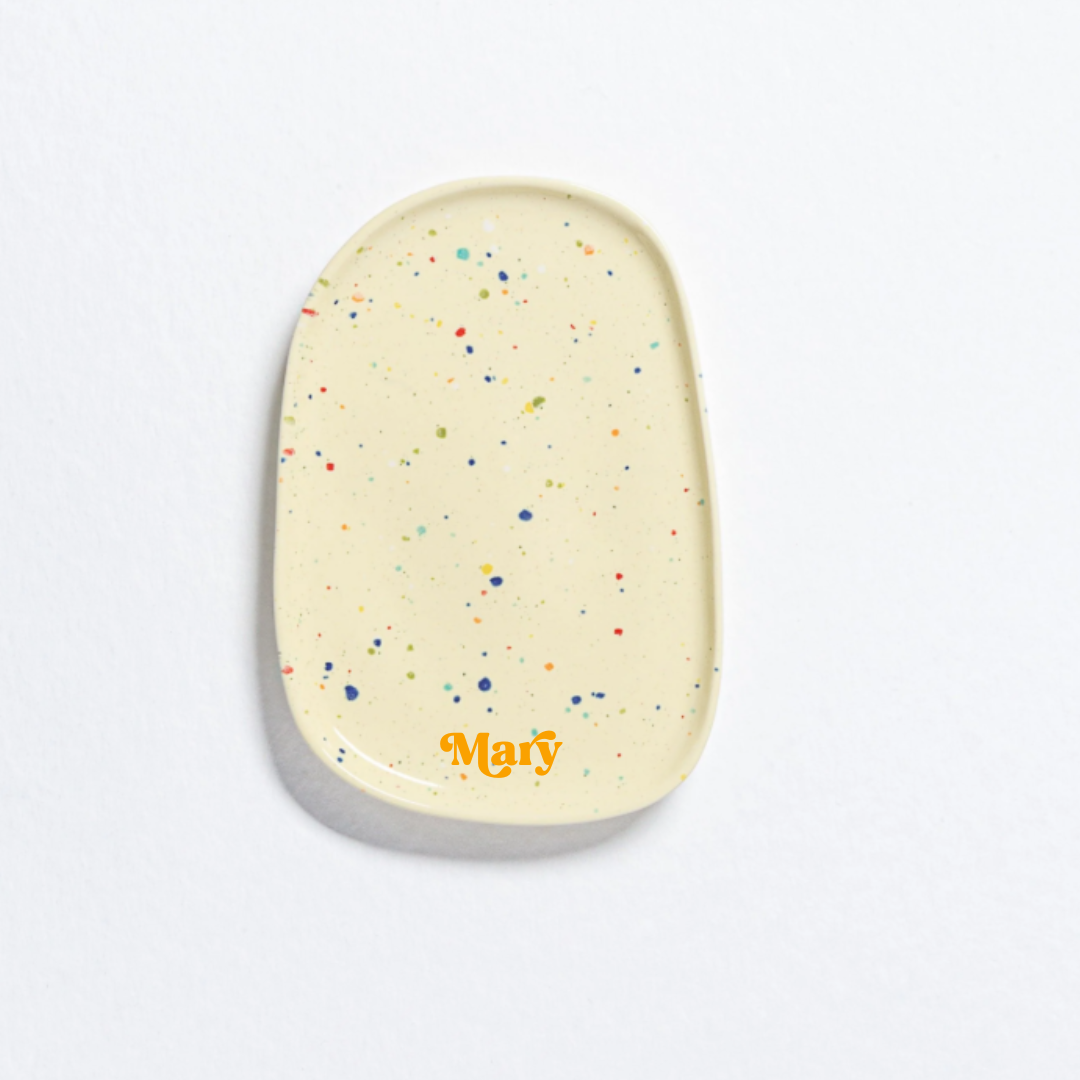 Personalised New Party Stoneware Tray