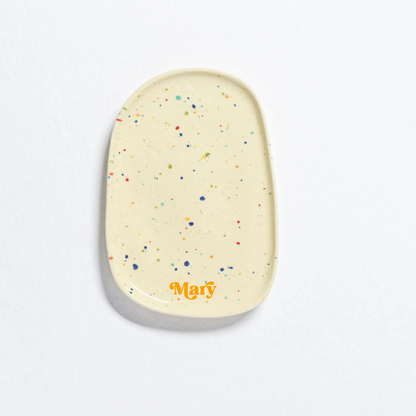 Personalised New Party Stoneware Tray
