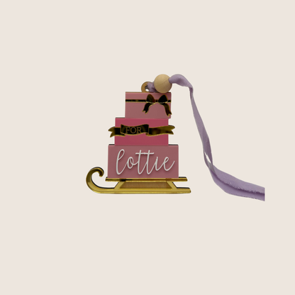 Christmas Sleigh Ornament