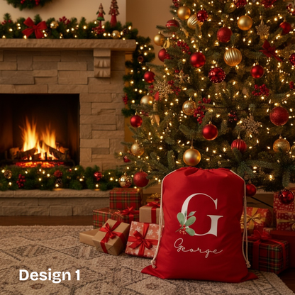 Personalised Red Santa Sack