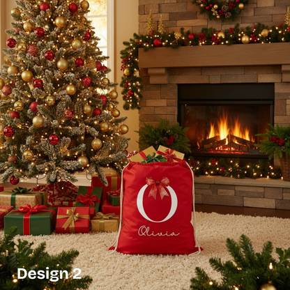 Personalised Red Santa Sack