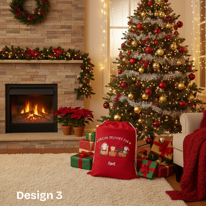 Personalised Red Santa Sack