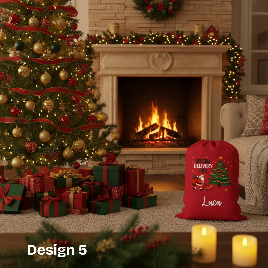 Personalised Red Santa Sack