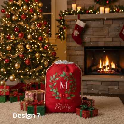 Personalised Red Santa Sack