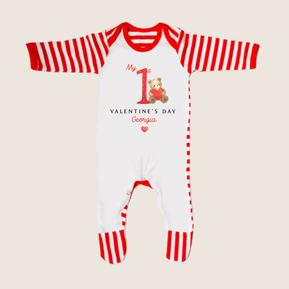 Valentine Striped Pyjamas for Babies & Kids