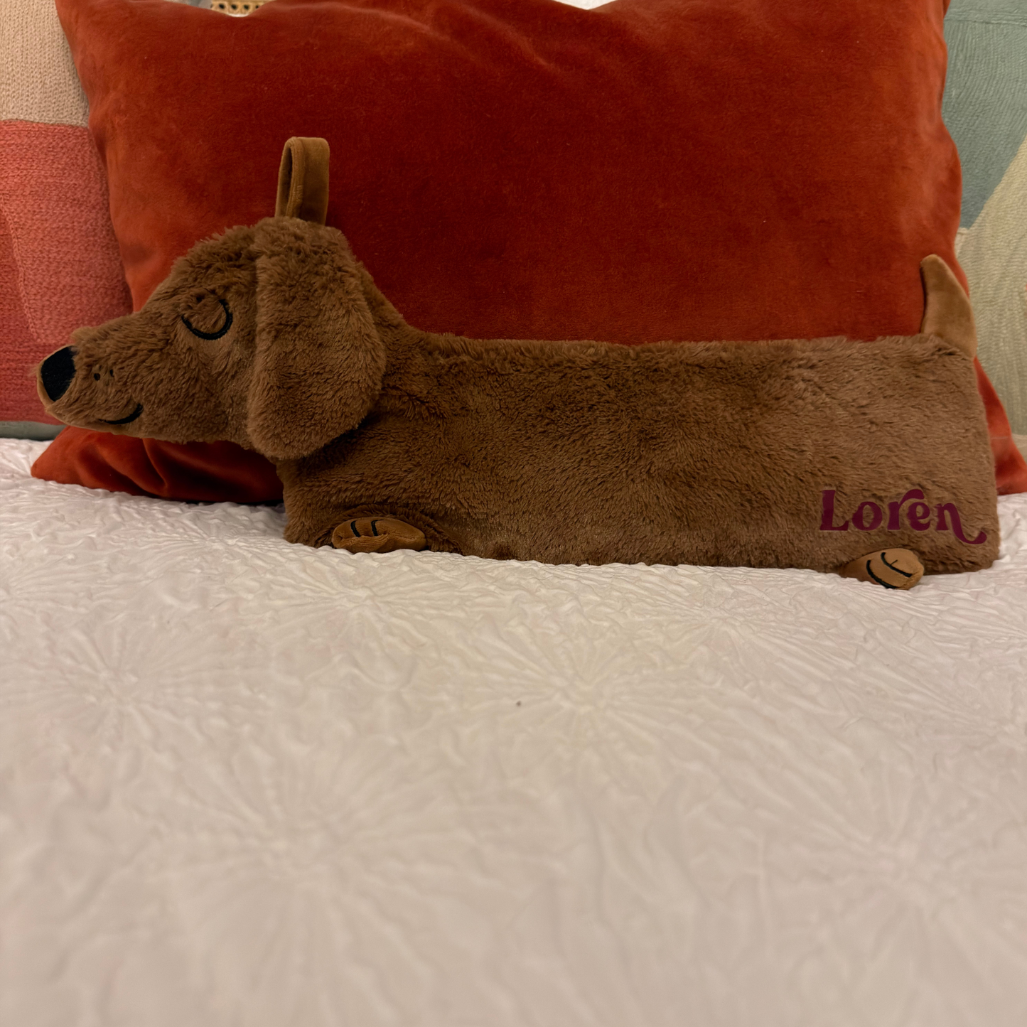 Personalised Dachshund/Sausage Dog Hot Water Bottle