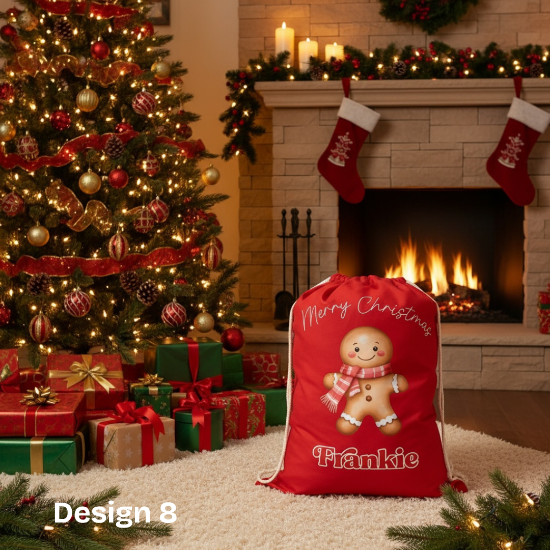 Personalised Red Santa Sack