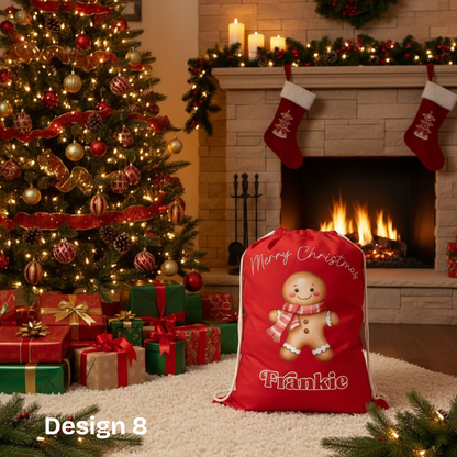 Personalised Red Santa Sack