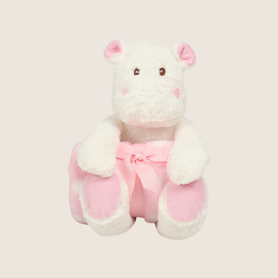 Personalised Plush Animal Toys With Blanket