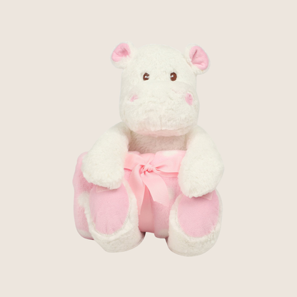Personalised Plush Animal Toys With Blanket