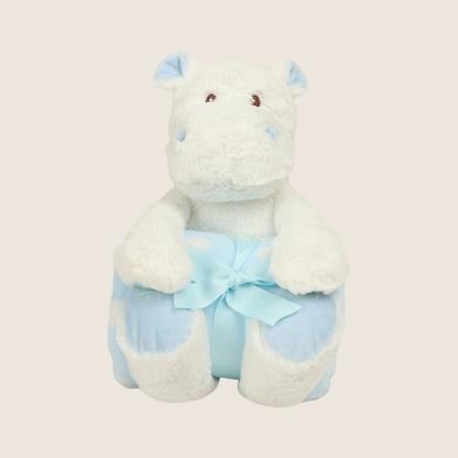 Personalised Plush Animal Toys With Blanket