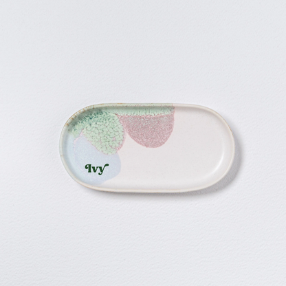 Douro Mini Tray – Handmade Pastel Stoneware Trinket Dish