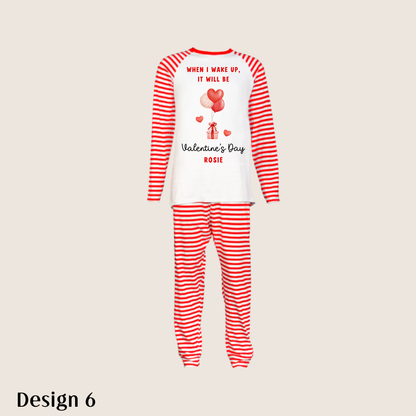 Valentine Striped Pyjamas for Babies & Kids