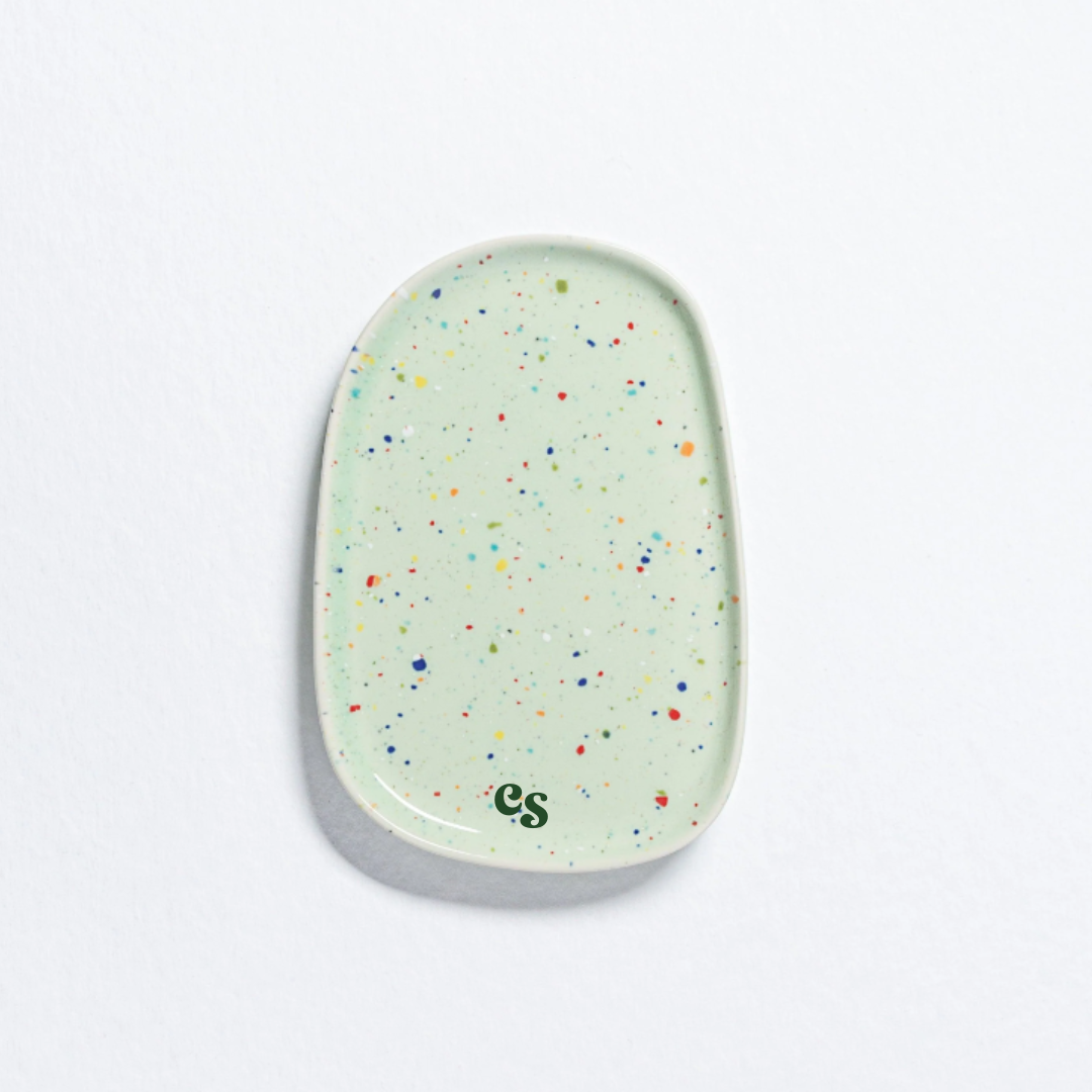 Personalised New Party Stoneware Tray