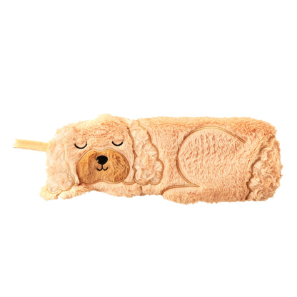 personalised cockapoo-shaped hot water bottle 