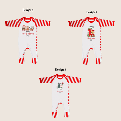 Red Striped Christmas Pyjamas