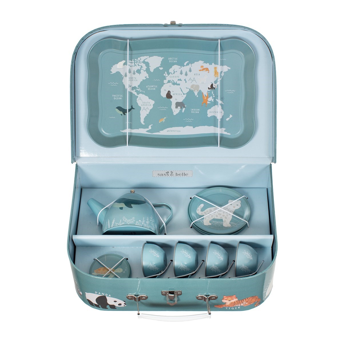 Personalised Endangered Animals Tea set - unique playtime gift