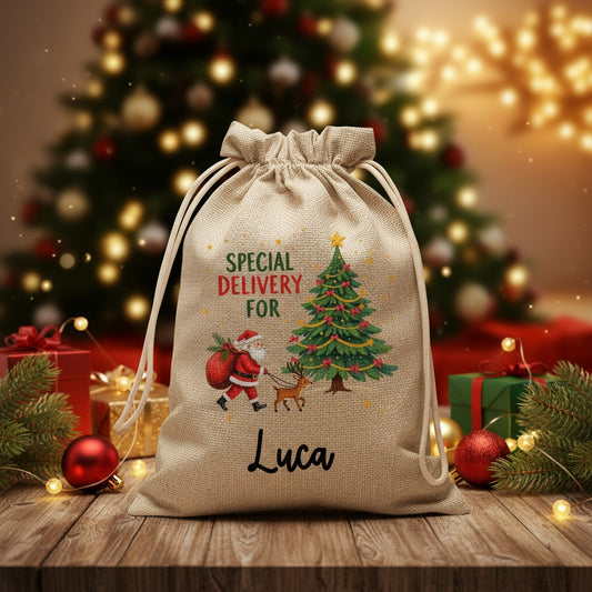 Natural Santa Sack