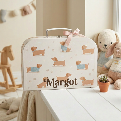 Personalised Kids Tea Set - Sausage Dog