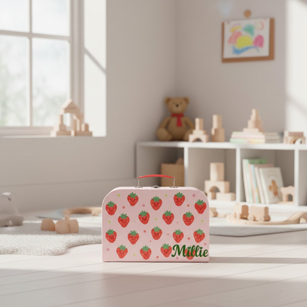 Personalised Kids Tea Set - Strawberry