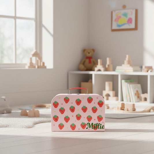 Personalised Kids Tea Set - Strawberry