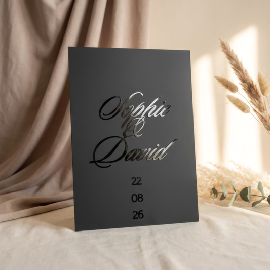The Minimalist Wedding Welcome Sign