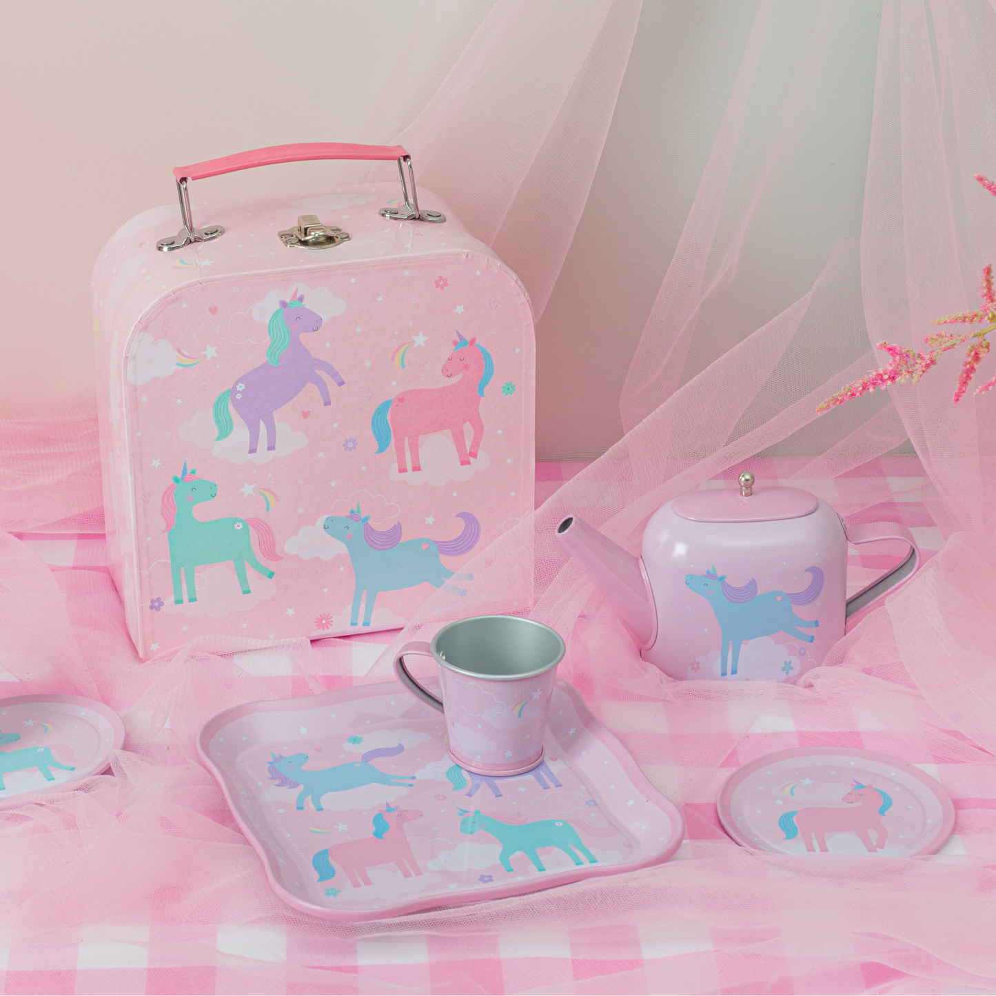 Unicorn Dreams Kids Tea for Two Set