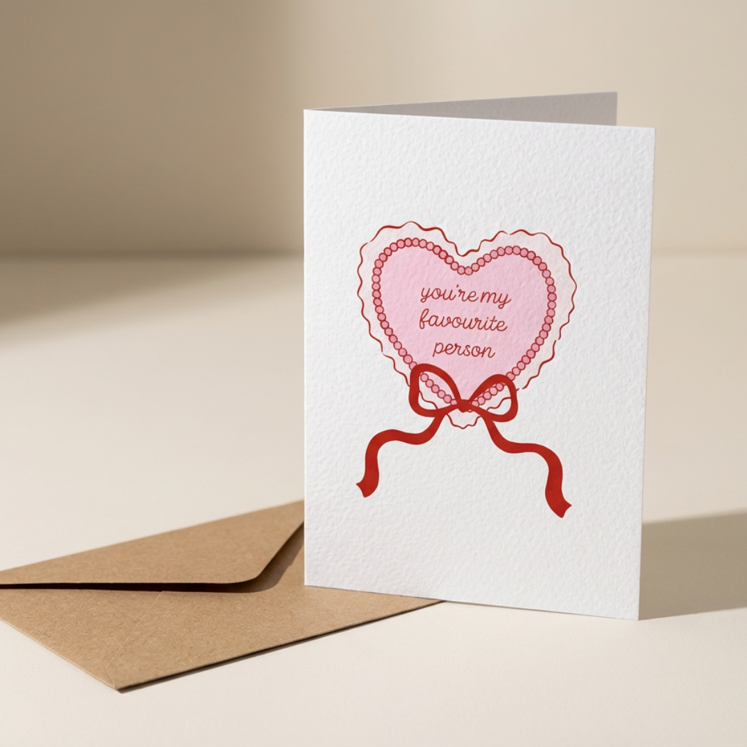 You're My Favourite Person Valentines Card