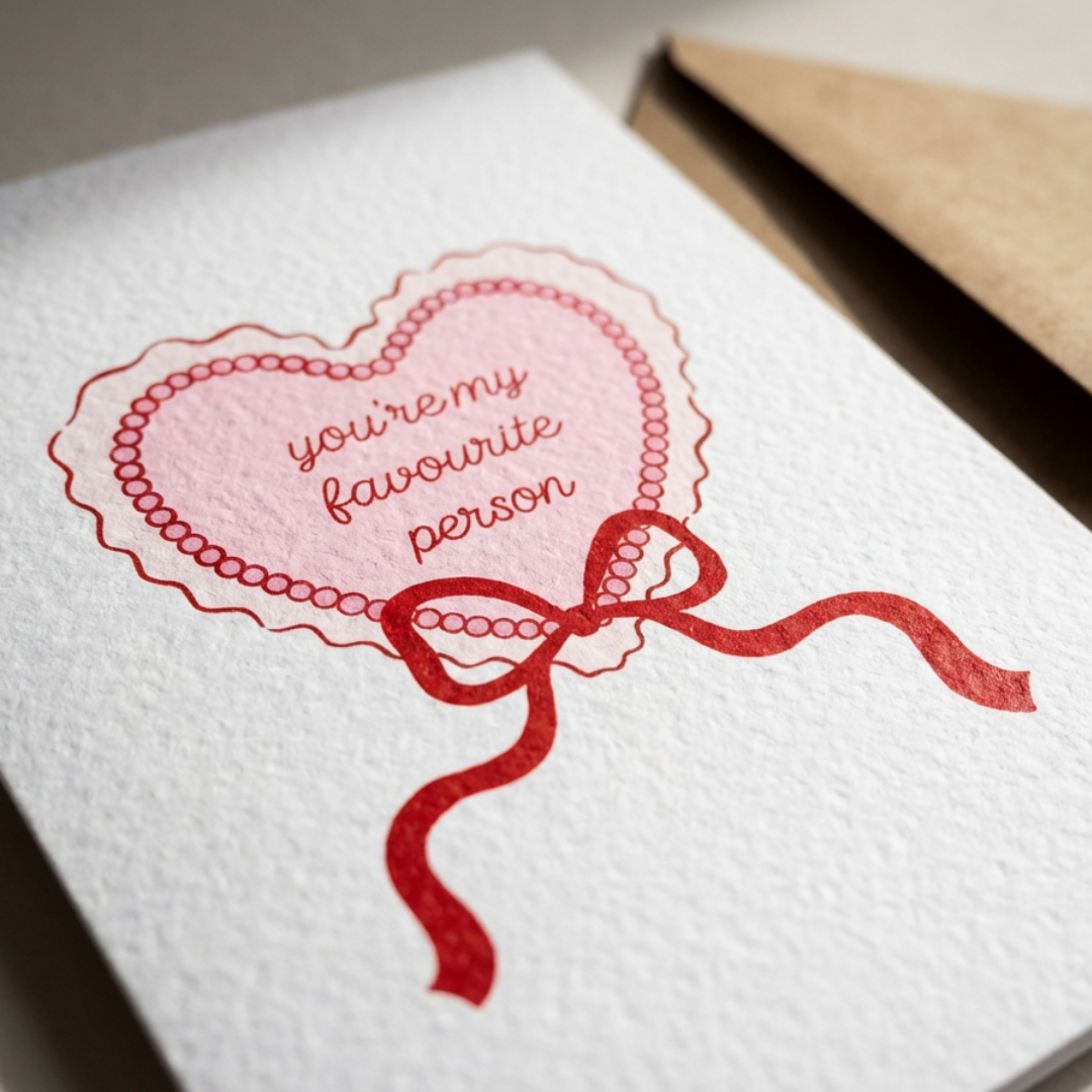 You're My Favourite Person Valentines Card