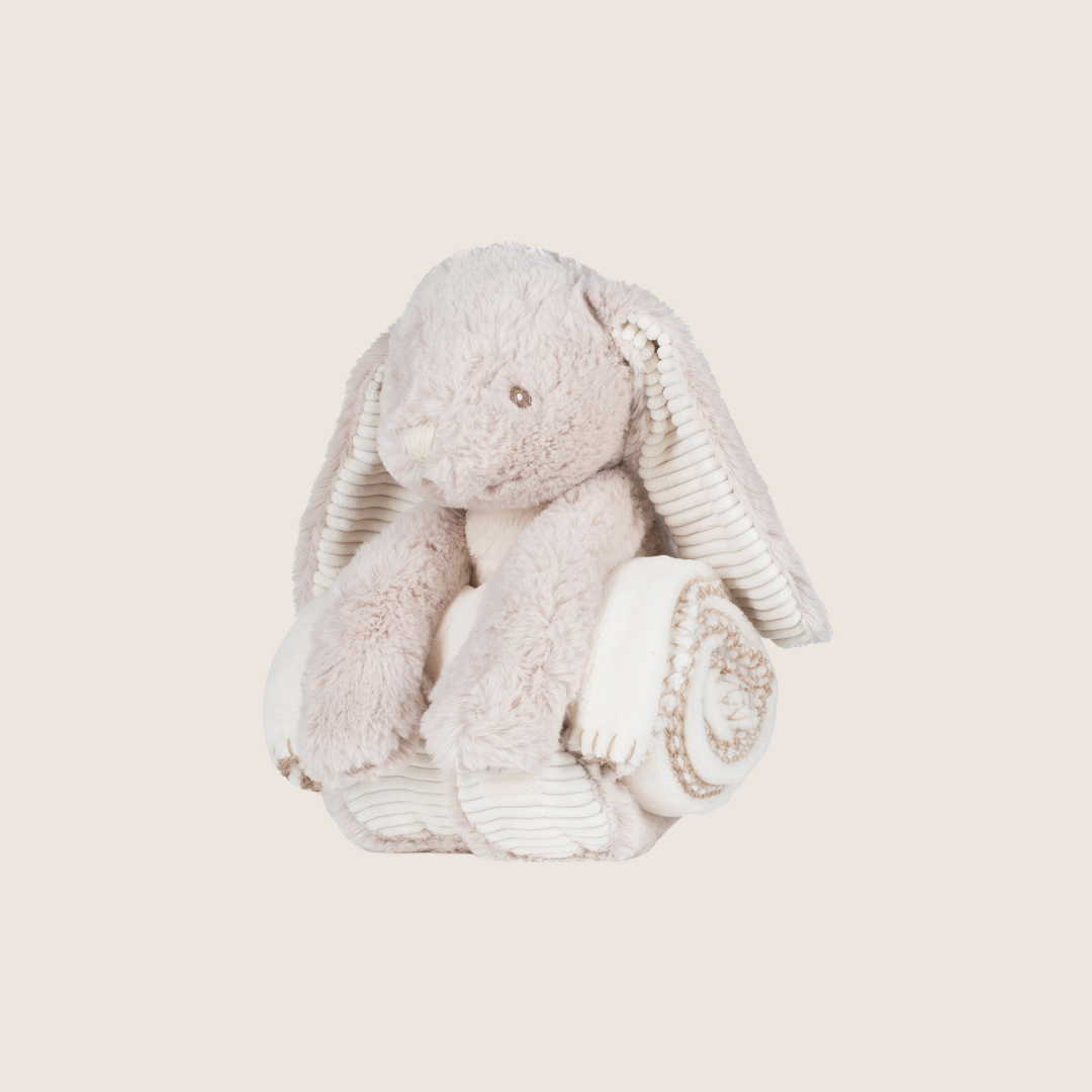 Personalised Plush Animal Toys With Blanket