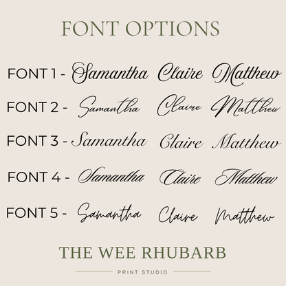 Personalised Acrylic Wedding Place Names | Luxury Wedding Place Settings