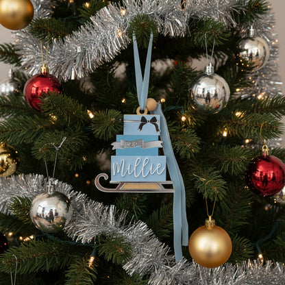 Christmas Sleigh Ornament